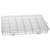 ORG100 Plastikowy pojemnik 130x190mm organizer z 24 przegródkami na koraliki drobiazgi