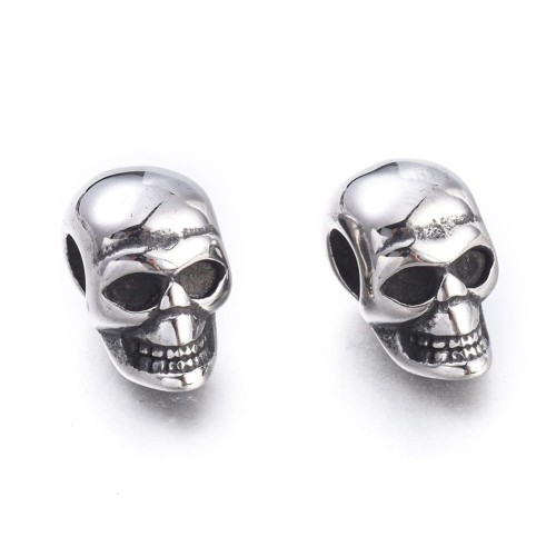 PRM611 Przekładka metalowa czaszka 9x16x13mm stal nierdzewna