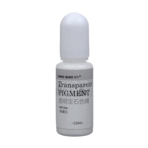 Pigment barwnik do żywicy transparentny 10ml - white biały