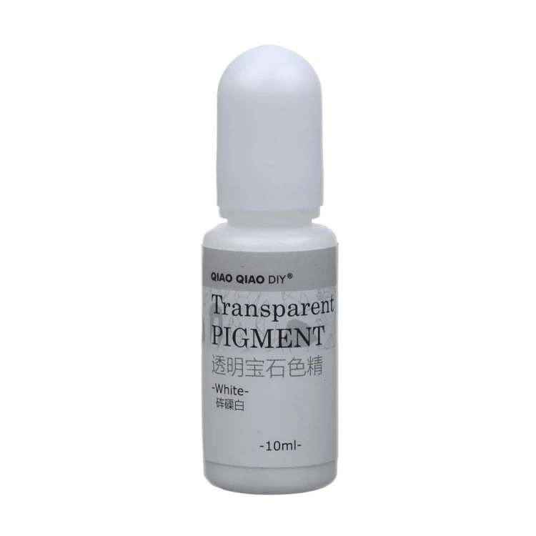 Pigment barwnik do żywicy transparentny 10ml - white biały