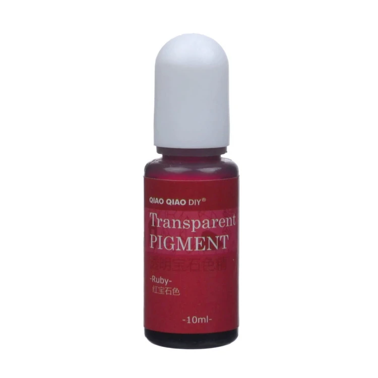 Pigment barwnik do żywicy transparentny 10ml - ruby czerwony rubin
