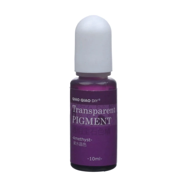 Pigment barwnik do żywicy transparentny 10ml - amethyst fioletowy ametyst