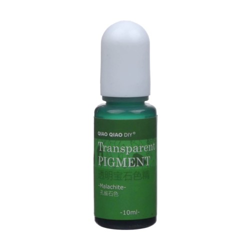 Pigment barwnik do żywicy transparentny 10ml - malachite zielony
