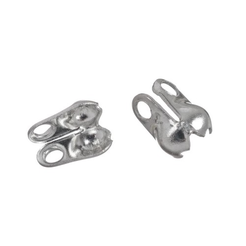 LAP85 Końcówki zakończenia łapaczki boczne 6x3,5mm/2,4mm platynowe