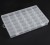 ORG61 Plastikowy pojemnik 280x178mm organizer z 36 przegródkami na koraliki drobiazgi