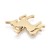 ZSS103 Zawieszka do grawerowania unicorn jednorożec 21x23mm stal nierdzewna - złoty