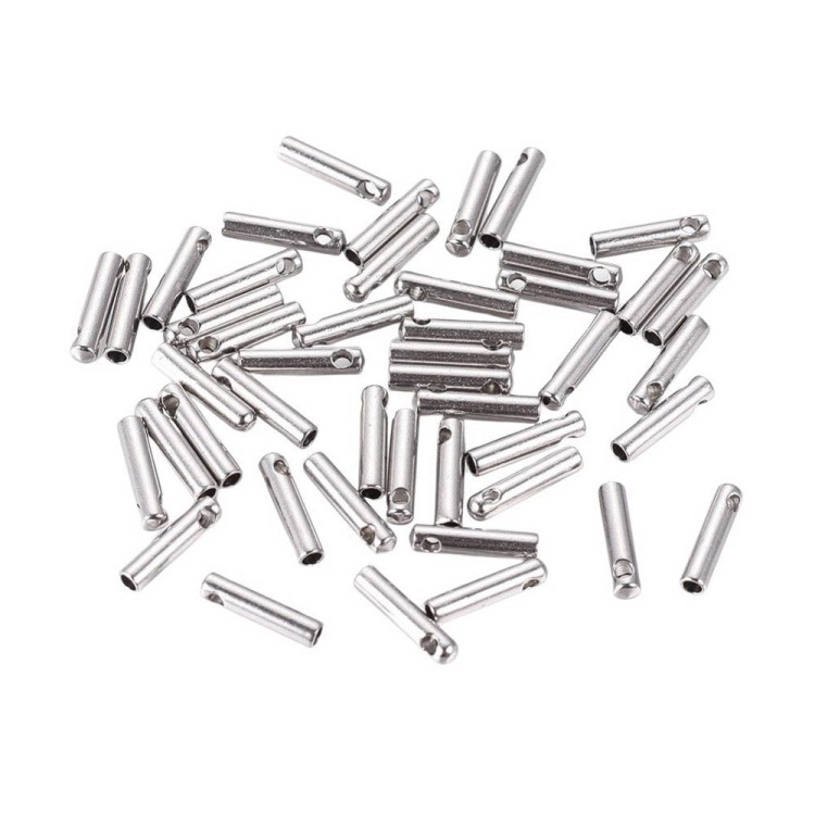 KRZ101 Końcówka do rzemienia 1mm stal nierdzewna
