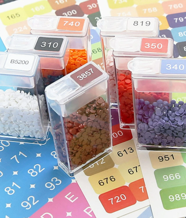 naklejki numerki haft diamentowy dekorynka organizer nalepki diamenty cyrkonie