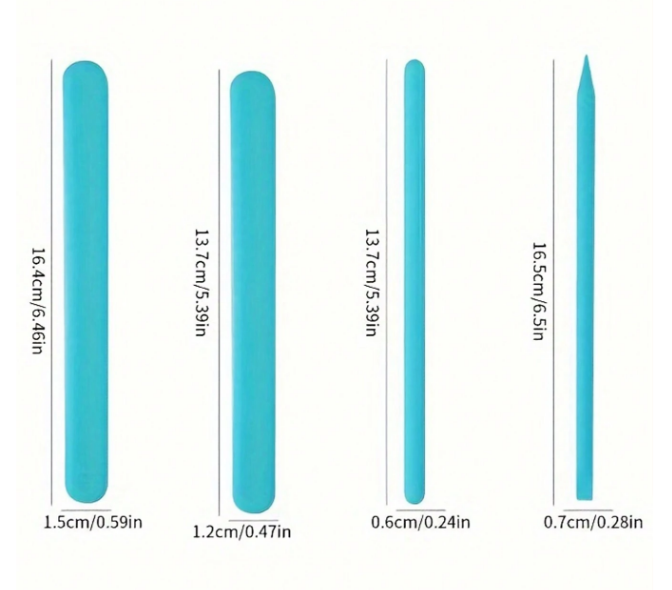 szpatułka patyczek mieszadło mieszadła żywica gips dekorynka