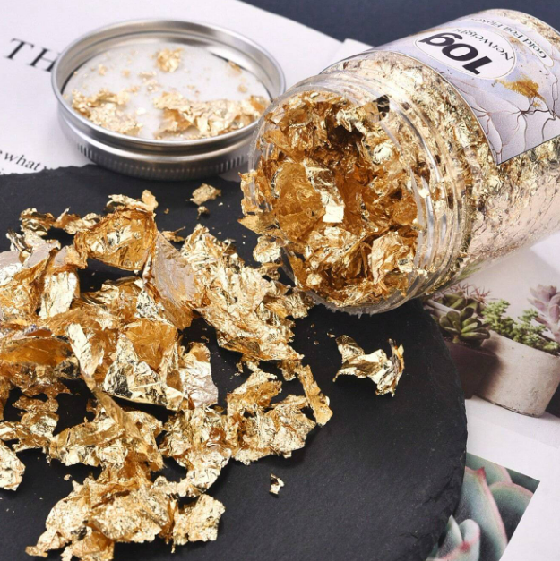 szlagmetal dekorynka gips żywica pazłotko folia metaliczna