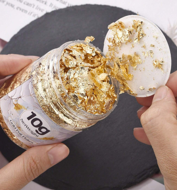 szlagmetal dekorynka gips żywica pazłotko folia metaliczna