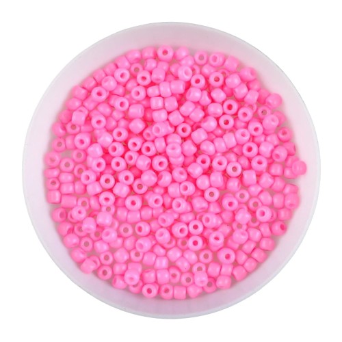 koraliki drobne szklane rokail seeds 3mm różowe