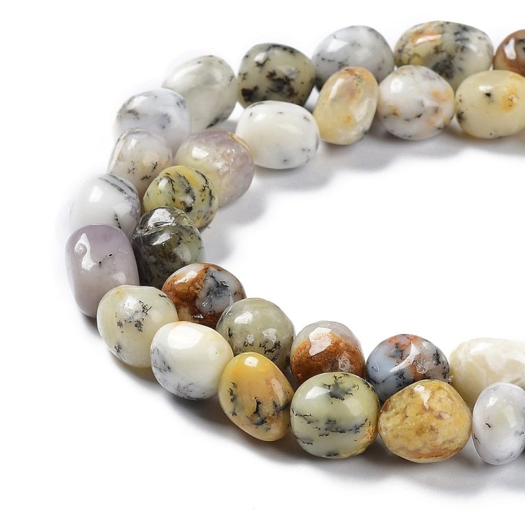 KK035 Opal afrykański naturalny kamień koraliki bryłka nieregularna