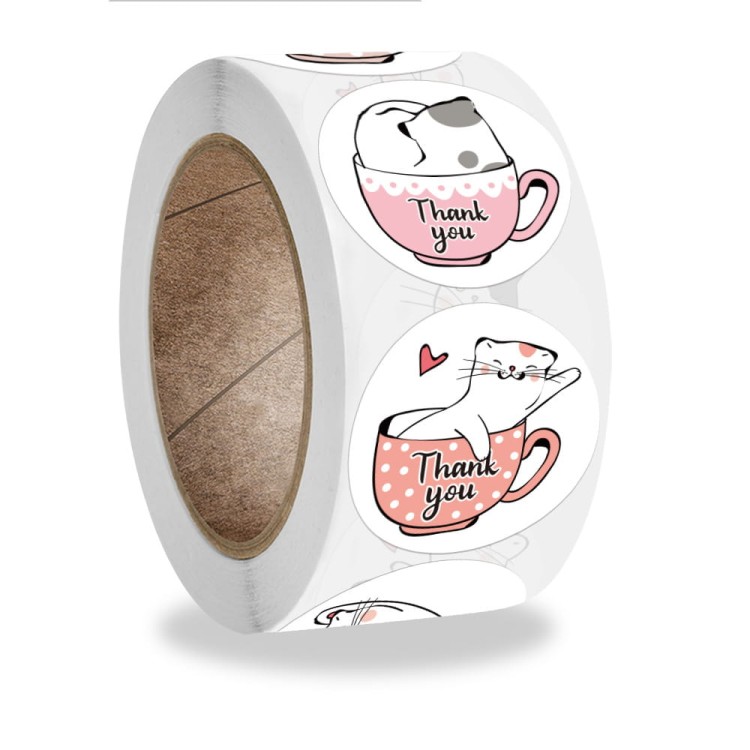 naklejki etykiety koty