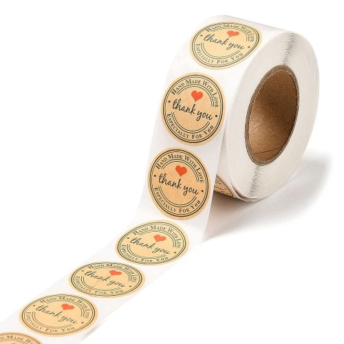 naklejki etykiety Thank You