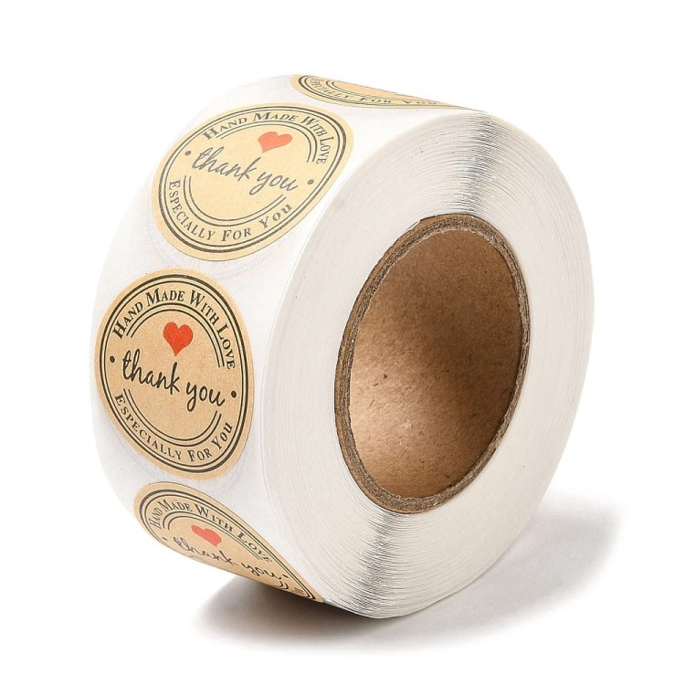 naklejki etykiety Thank You