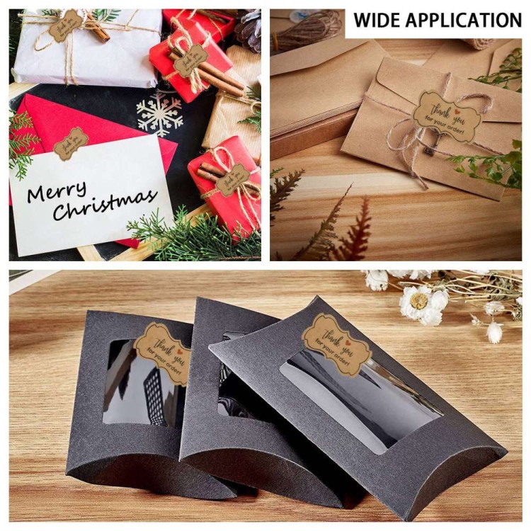 naklejki etykiety Thank You