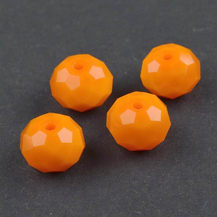 Koraliki szklane rondelle