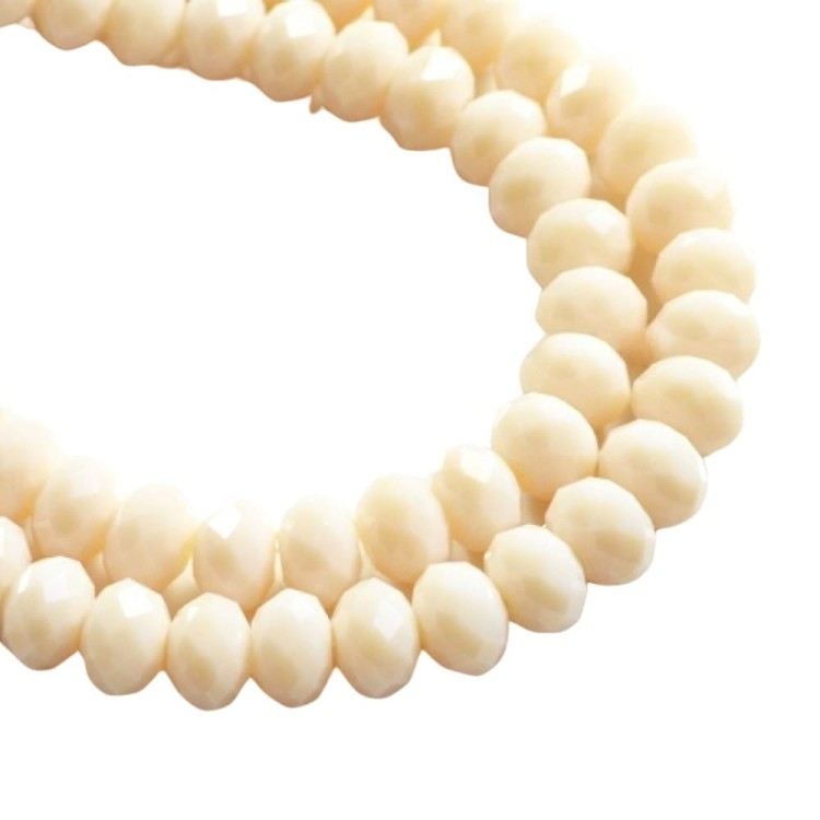 Koraliki szklane rondelle