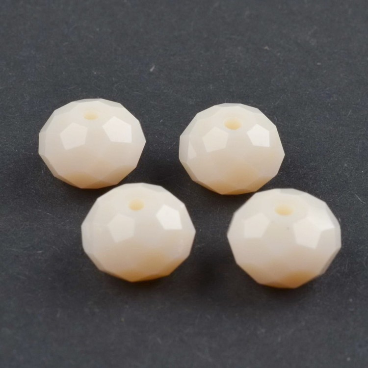 Koraliki szklane rondelle