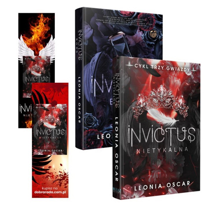 Zestaw INVICTUS Boss &amp; Nietykalna Leonia Oscar 2 książki