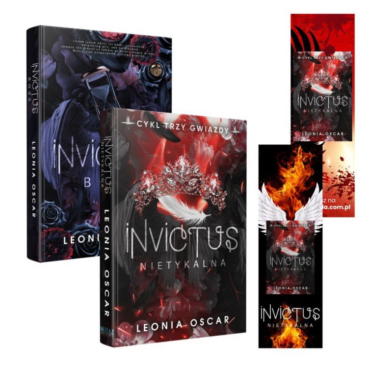 Zestaw INVICTUS Boss &amp; Nietykalna Leonia Oscar 2 książki