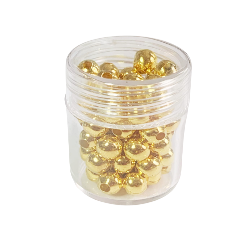 Koraliki metalowe kuleczki