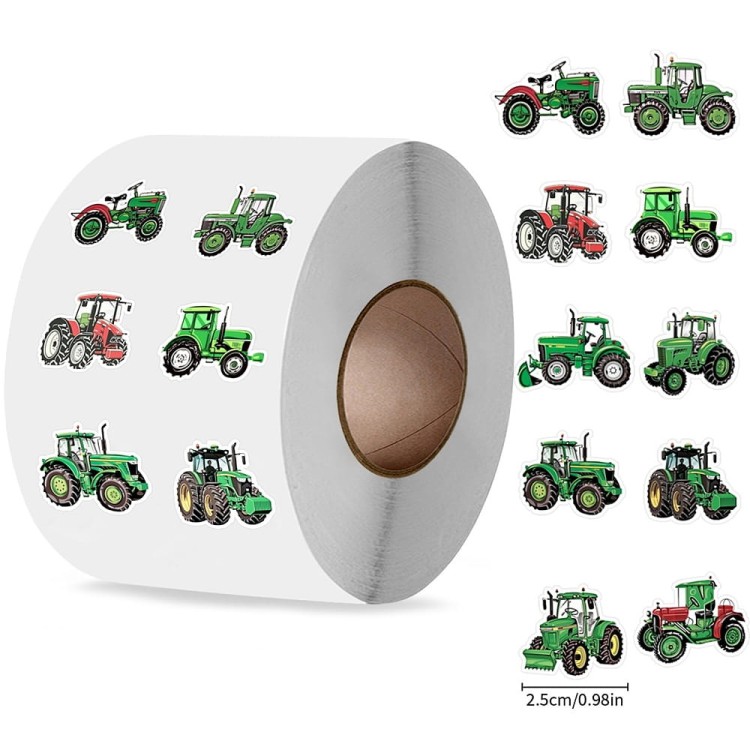 Naklejki etykietki traktory