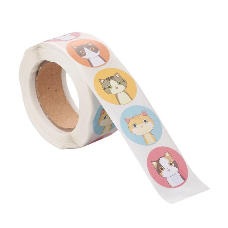 Etykietki ozdobne kotki