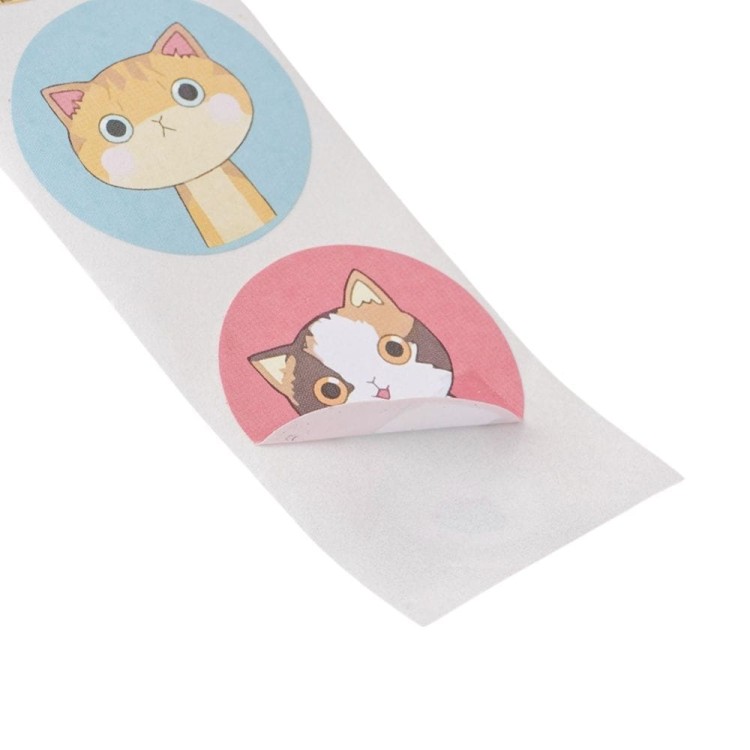 Etykietki ozdobne kotki