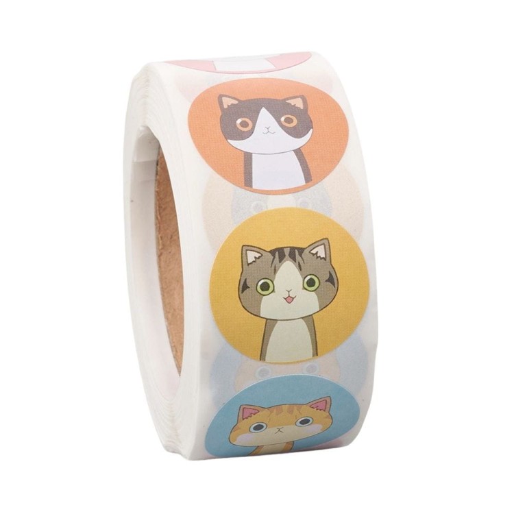 Etykietki ozdobne kotki