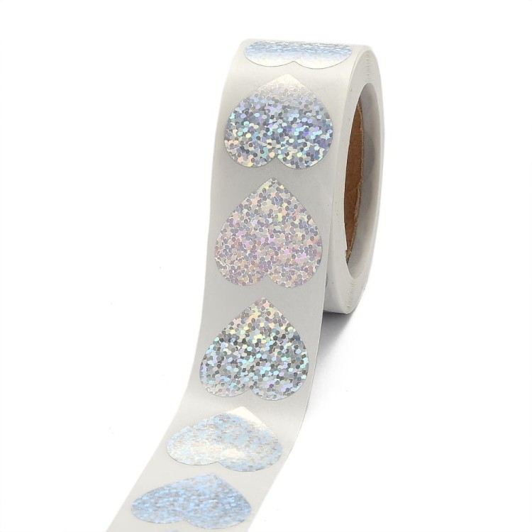 Naklejki etykietki serca