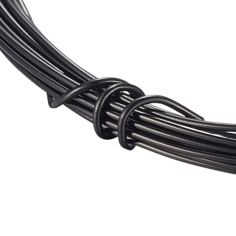 Drut aluminiowy 2mm czarny