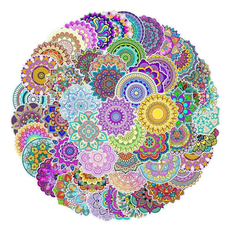 Naklejki wlepy Mandala