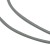 RSK105 Rzemień skórzany 1mm popielaty