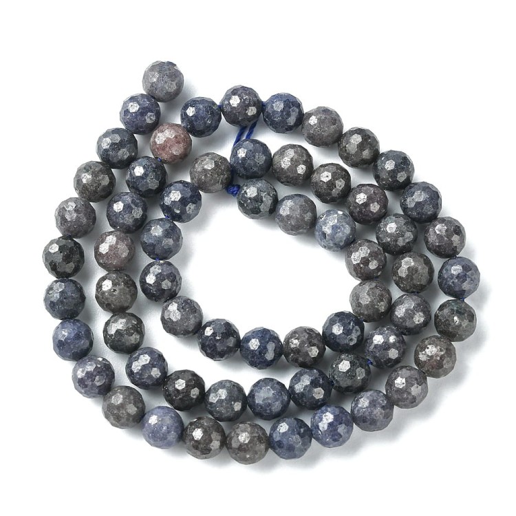 KK047 Szafir naturalny koraliki 6mm