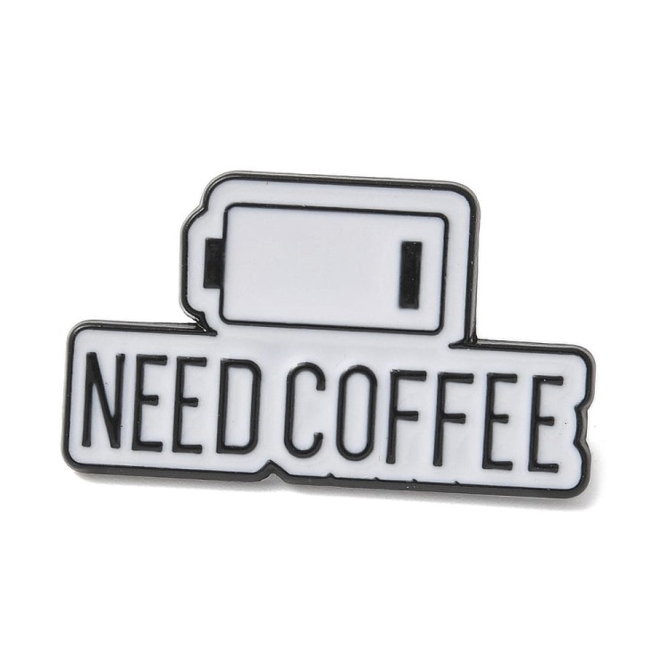 PIN32 Przypinka pin need coffee