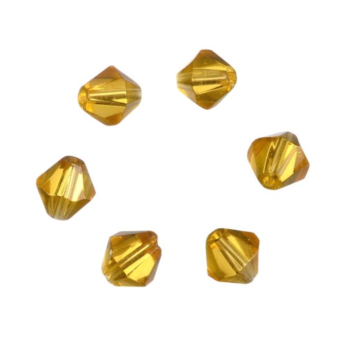 BIC01 Koraliki bicone kryształki 6mm