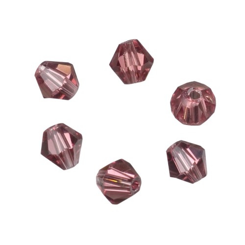 BIC03 Koraliki bicone kryształki 6mm