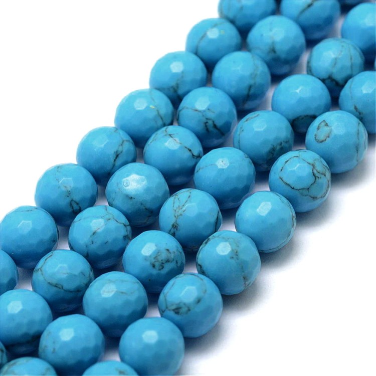 TUR16 turkus kamień fasetowany