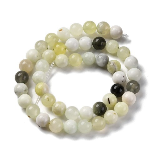 JAD121 Jadeit naturalny koraliki 8mm