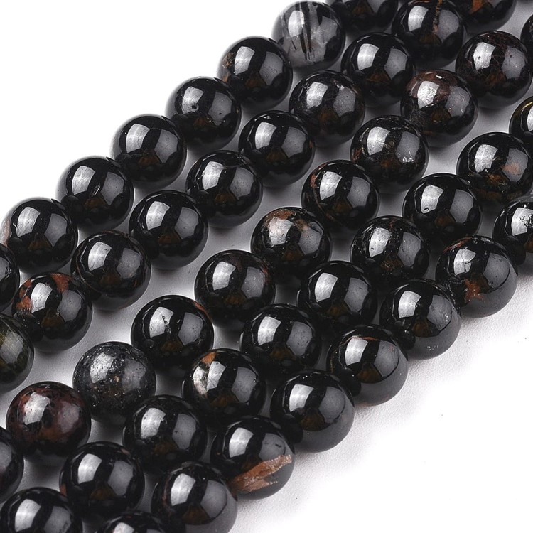 NT17 Turmalin czarny koraliki