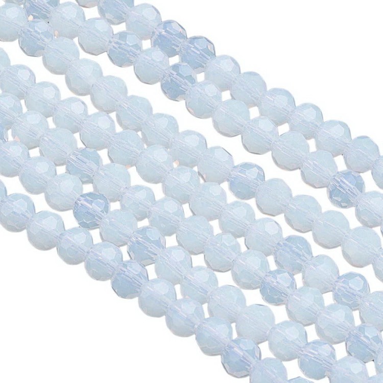 KK054 Opalit koraliki kule fasetowane