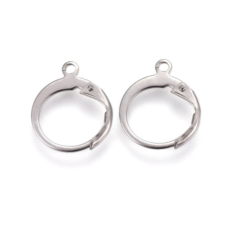 BIG02 Bigle angielskie zamykane 12mm stal nierdzewna