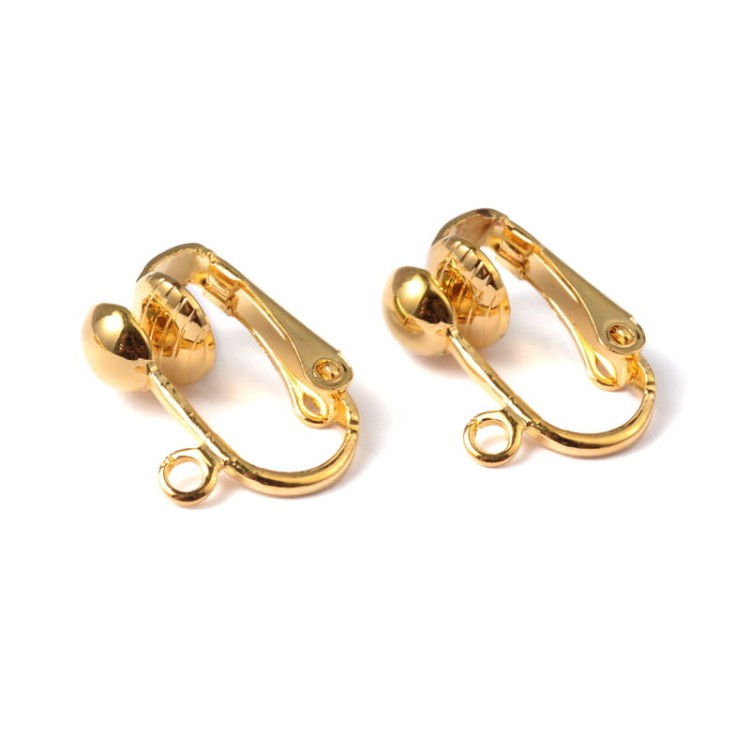 KLI04 Baza do wykonania klipsów klipsy złote