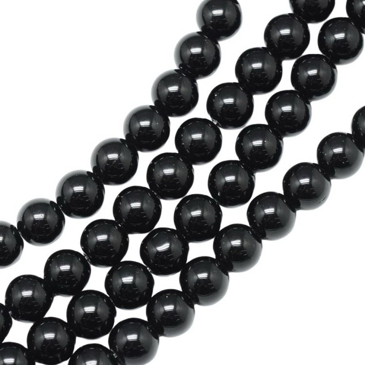 bst06 koraliki black stone