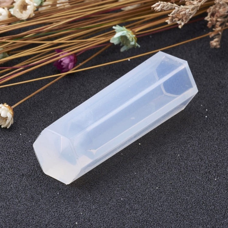 Foremka silikonowa do żywicy zawieszka sześciokątna sopel pocisk