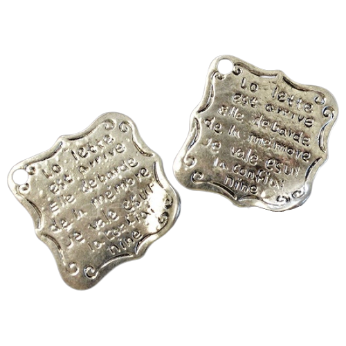 zaw18 zawieszka metalowa blaszka