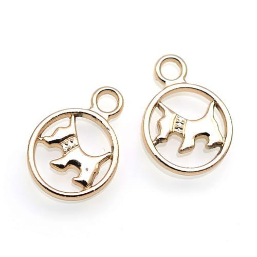 ZAW21 Zawieszka metalowa piesek