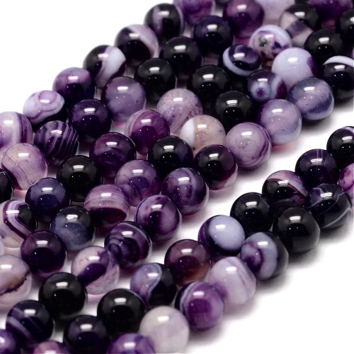 Agat kamień naturalny koraliki kule 6mm